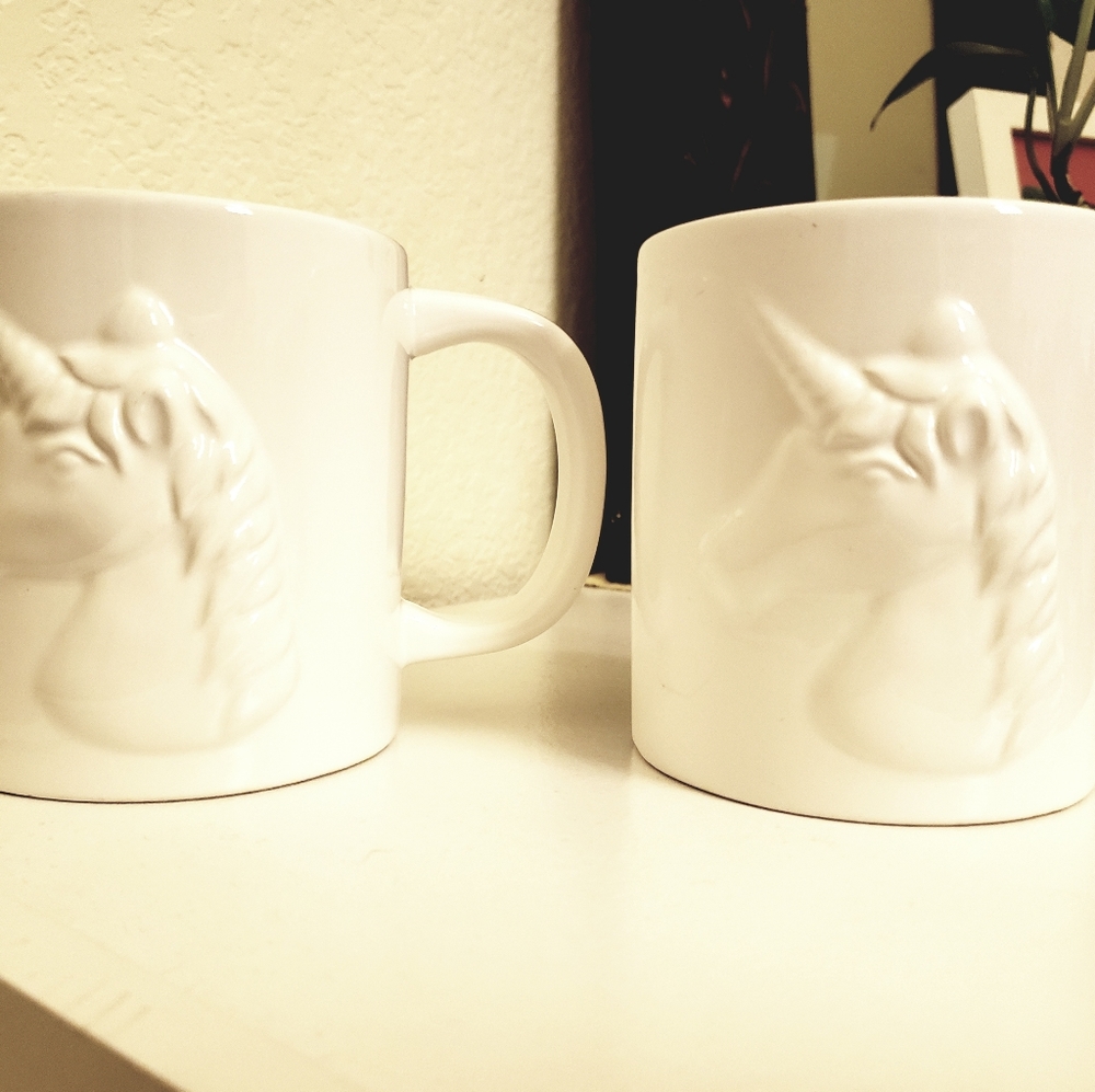 Pair of Unicorn mugs